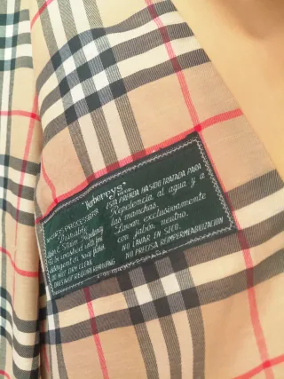 Gabardina Burberrys Vintage Beige