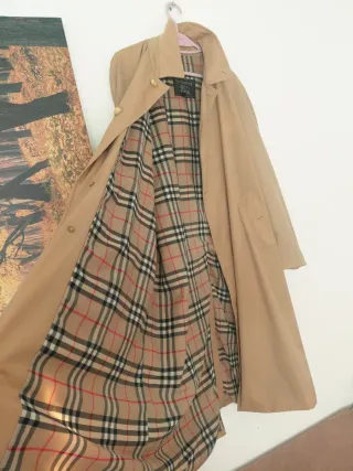 Gabardina Burberrys Vintage Beige
