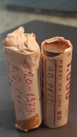 F.D.C. 40+40 pezzi da 20 Lire italiane 1973/1974