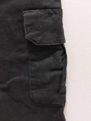 Calças cargo pretas