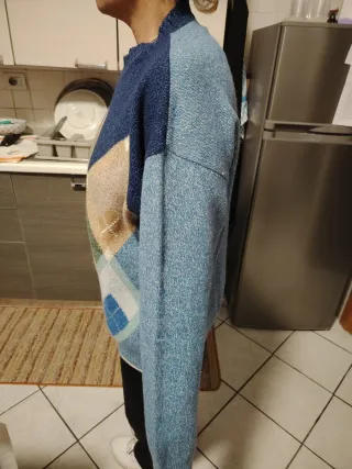 Maglione uomo fantasia rombi