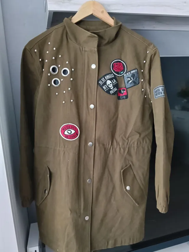 Parka militar  mujer