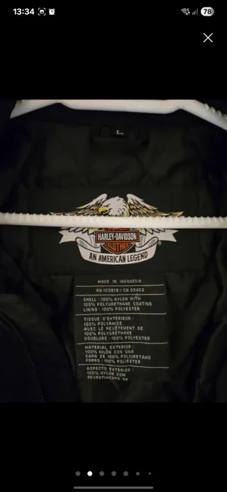 Chaqueta Harley-Davidson Negra