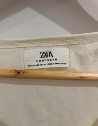 Camiseta tirantes ZARA beige Talla M