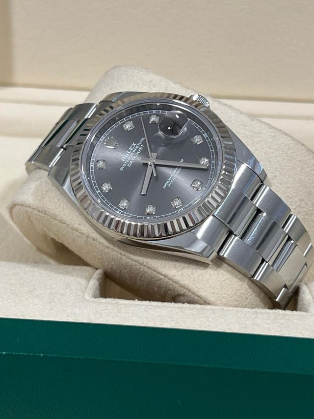 Rolex Datejust 126334 Diamantes Esfera Gris