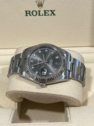 Rolex Datejust 126334 Diamantes Esfera Gris