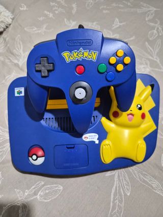 Consola Nintendo 64 Edición Pikachu