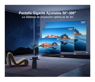 Proyector WIMIUS 4K Full HD WiFi Bluetooth