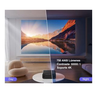 Proyector WIMIUS 4K Full HD WiFi Bluetooth