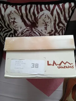 Mocasines LAM Marrones CUERO Mujer - 38 -