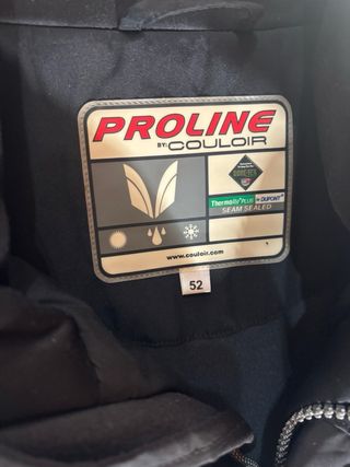 Chaqueta de esquí Proline Negra y Roja