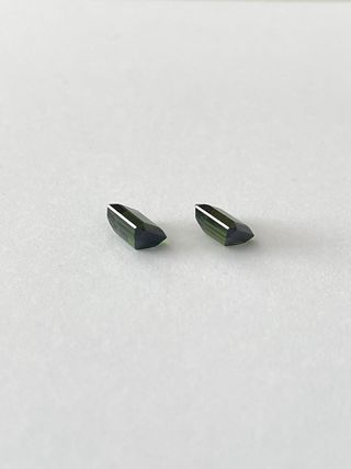 Turmalinas verdes. Talla esmeralda - 3.62 ct