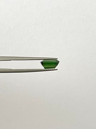Turmalinas verdes. Talla esmeralda - 3.62 ct