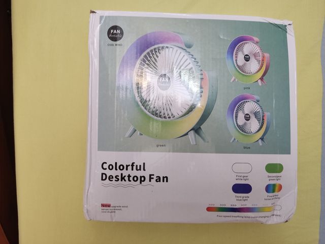 Ventilador Escritorio Portátil USB