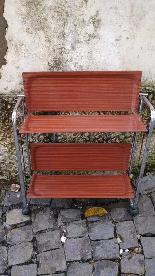 Tavolino Pieghevole 2 Ripiani