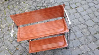 Tavolino Pieghevole 2 Ripiani