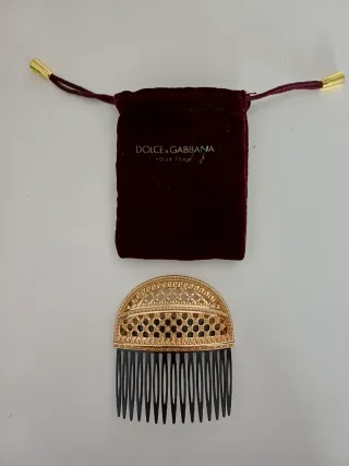 Fermacapelli D&G Oro e Nero