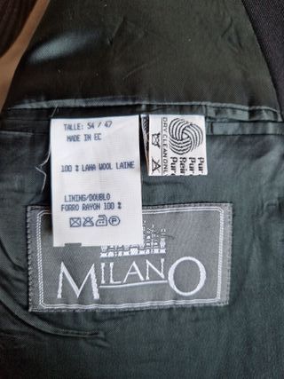 Chaqué Milano Talla 54 VER MEDIDAS