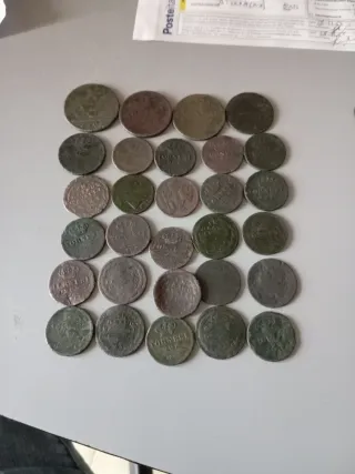 Lotto di monete napoli in bassa conservazione 29pz