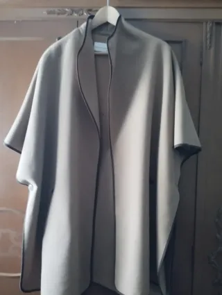 Capa marrón mujer talla única