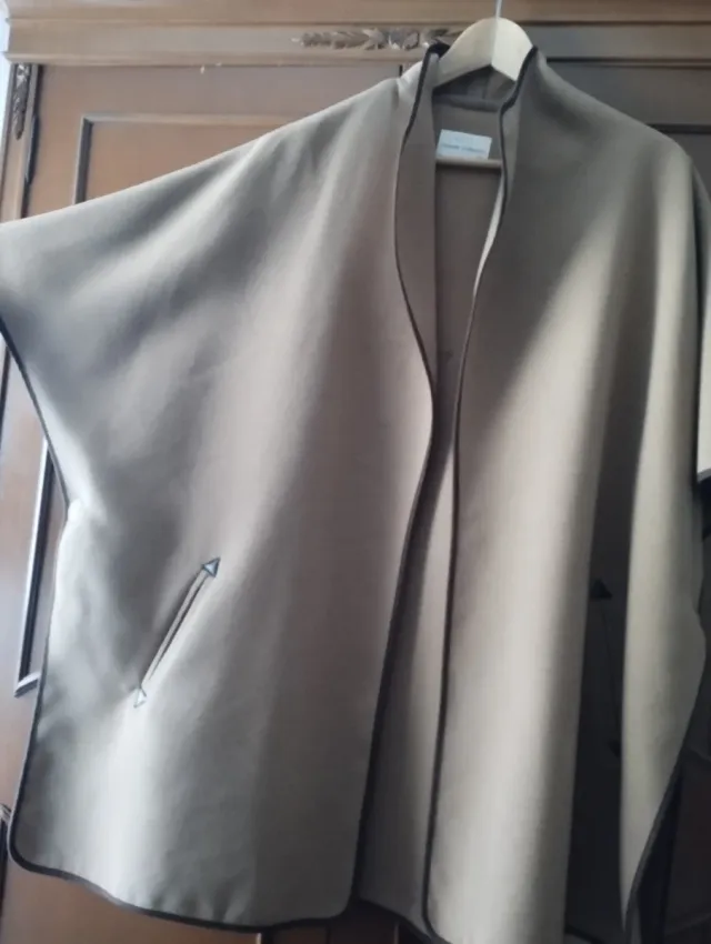 Capa marrón mujer talla única