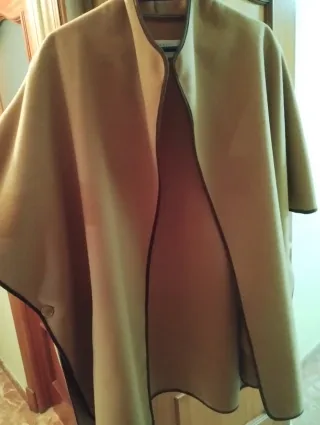 Capa marrón mujer talla única