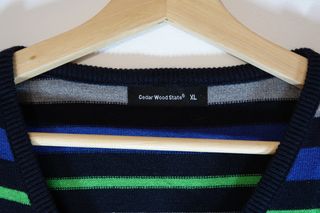 Jersey rayas Cedar Wood State