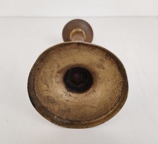 3 Candelabri Candelieri Porta Candele in Ottone