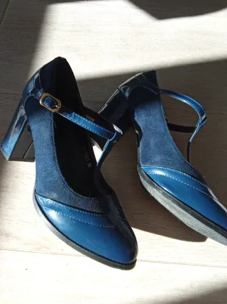 Zapatos Buonarotti Talla 39 Azul.