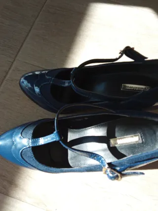 Zapatos Buonarotti Talla 39 Azul.