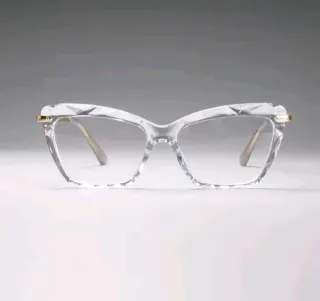 Gafas de diseño negro y dorado graduadas