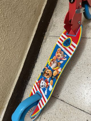 Patinete Patrulla Canina Plegable Infantil