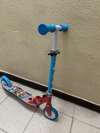 Patinete Patrulla Canina Plegable Infantil