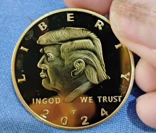 Moneta commemorativa Donald Trump 2024