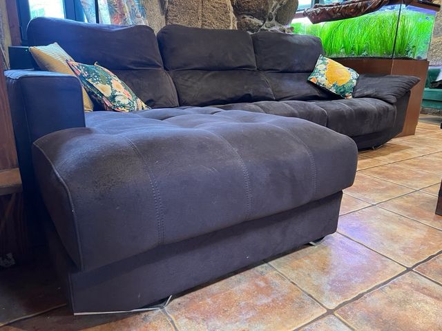 Sofá chaise longue extensible y reclinable