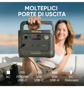 Power Station 300 Plus + Pannello Solare 40W