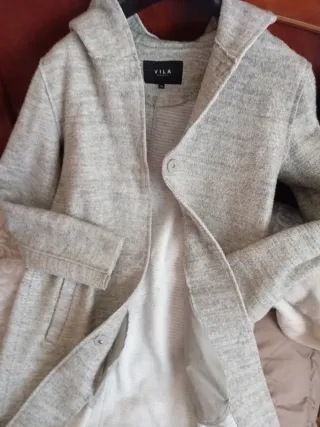 Abrigo VILA mujer xs y regalo/ KOOKAI