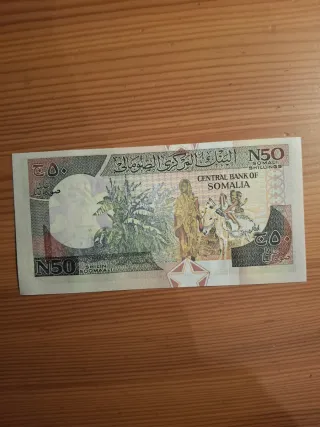 Billete 50 Chelines Somalia