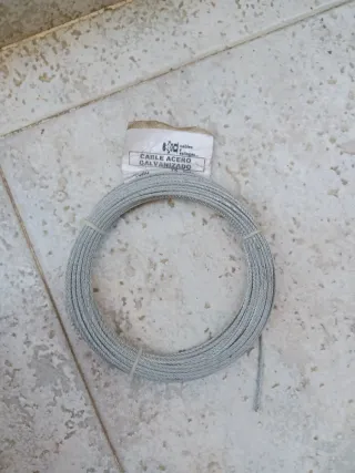 Cable de Acero Galvanizado 15m