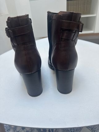 Botines de señora marrones