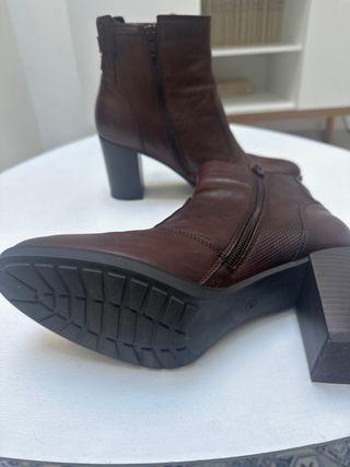 Botines de señora marrones