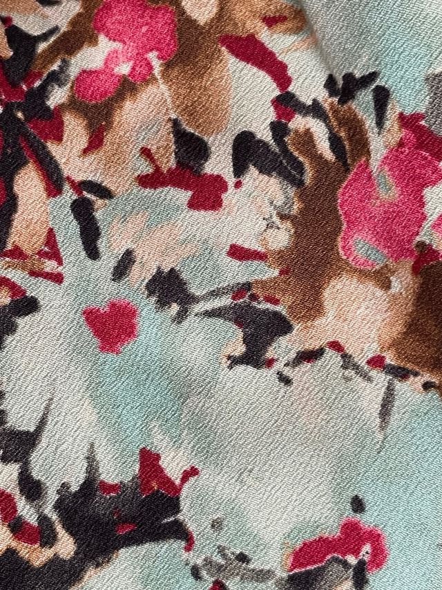 Vestido estampado floral Zara