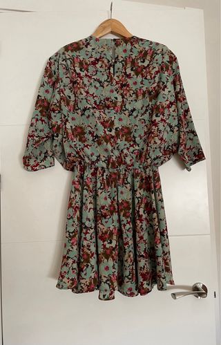 Vestido estampado floral Zara