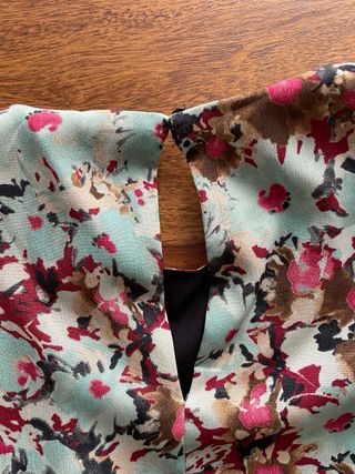 Vestido estampado floral Zara