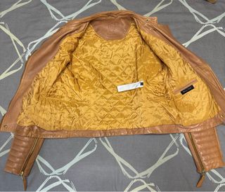 Chaqueta de piel Massimo Dutti