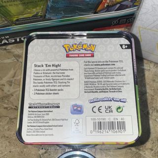 Pokémon TCG Lata Metálica 2025 Ingles 🇬🇧