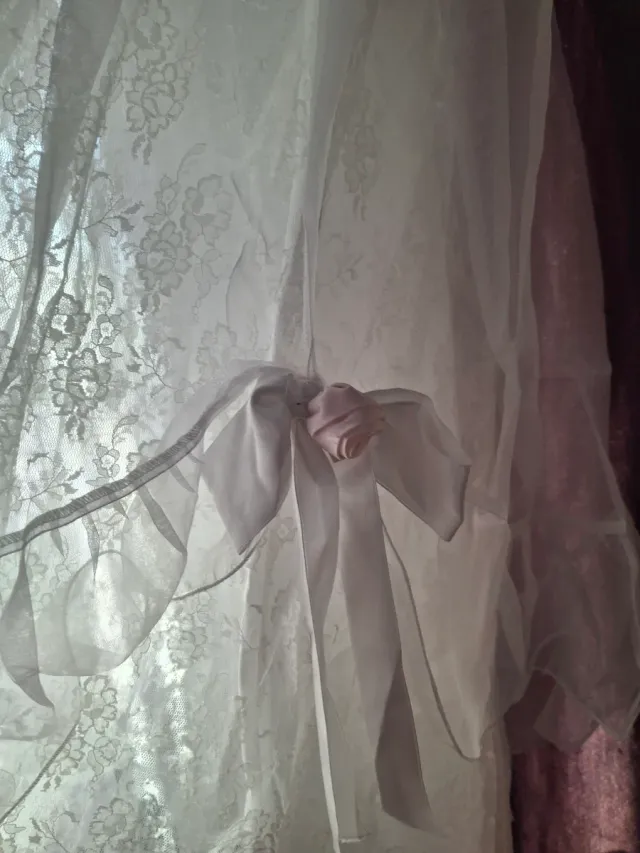 Abito da comunione per bambina con pizzo