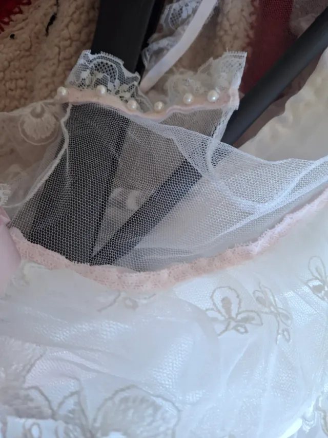 Abito da comunione per bambina con pizzo