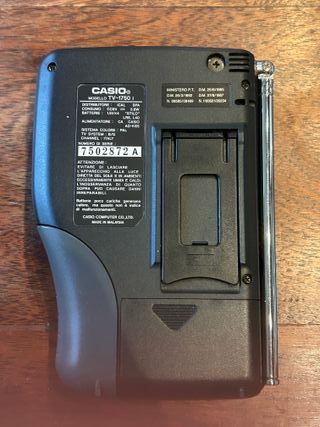 TV Portatile Casio Vintage