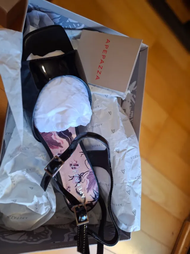 Sandalias de vestir negras sin estrenar T41